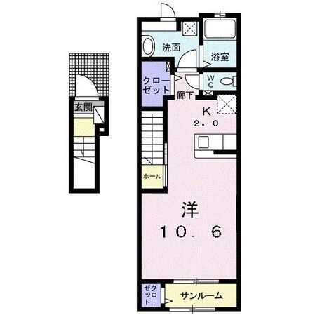 ベルカーサの物件間取画像